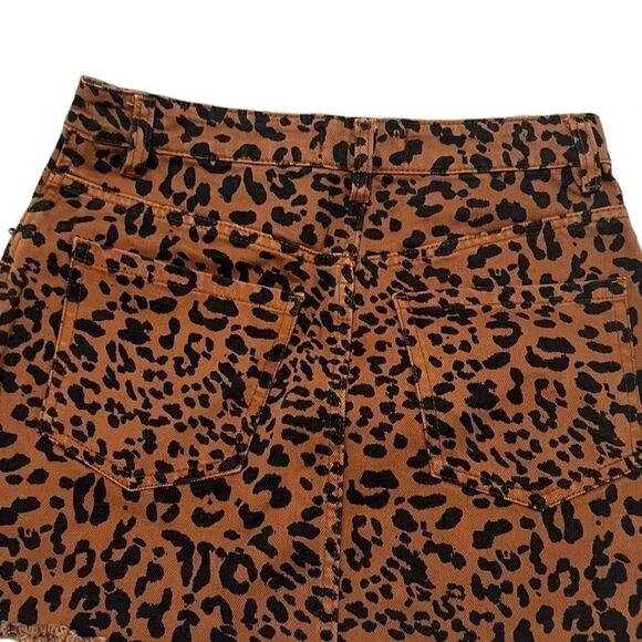 Free people Leopard Print Denim We The Free Mini Skirt by we the Free 27 4 - Picture 7 of 13